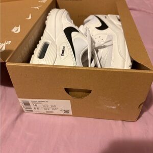 Nike Air Max 90 White and Black Sneakers